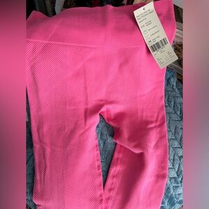 NWT NEON SWEATY BETTY PINK Power UltraSculpt High-Waisted 7/8 Workout Leggings